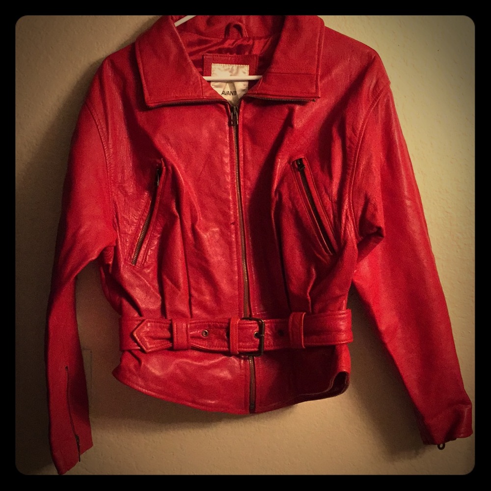 Vintage Avanti Size S Women’s 100% Leather Jacket